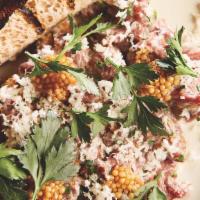 Venison Tartar · rye crisp, horseradish, pickled
mustard seed