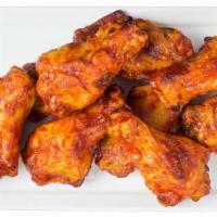 Hot’N Spicy Buffalo Chicken · A full pound of oven-roasted chicken wings baked to perfection and tossed in our fiery buffa...