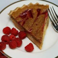 Raspberry Custard Pie · Our raspberry pie is exquisite, reminiscent of the traditional raspberry pie, loaded with a ...