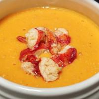 Lobster Bisque · Sherry Poached Lobster.