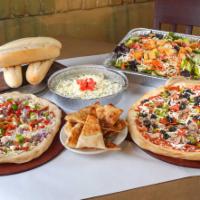 Pizza Mia · Create your own pizza from any of our sauces and mozzarella cheese.