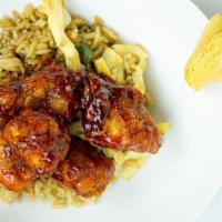 General Tso'S Chicken · Hot and spicy. White meat. Chunks of fried chicken with hot spicy General Tso's sauce. Serve...