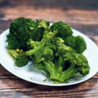 Broccoli · Sauteed in garlic and oil.