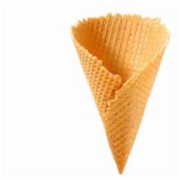 Home-Made Waffle Cone · Delicious home-made vanilla waffle cone. Perfect for ice cream fanatics. Choose your size an...