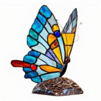 Butterfly Wings Accent Lamp · This colorful butterfly accent lamp brings light and joy to any room's décor. Crafted from 1...