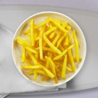 Liberty Fries · Idaho potato fries cooked until golden brown and garnished with salt.