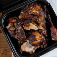 Lunch Jerk Chicken · Comes with red beans and rice or can substitute plus a side of your choice