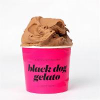 Dairy Free Chocolate Pint · Rich and fudgy, this dairy free version is like a fudgsicle. You won't miss the dairy one bit!