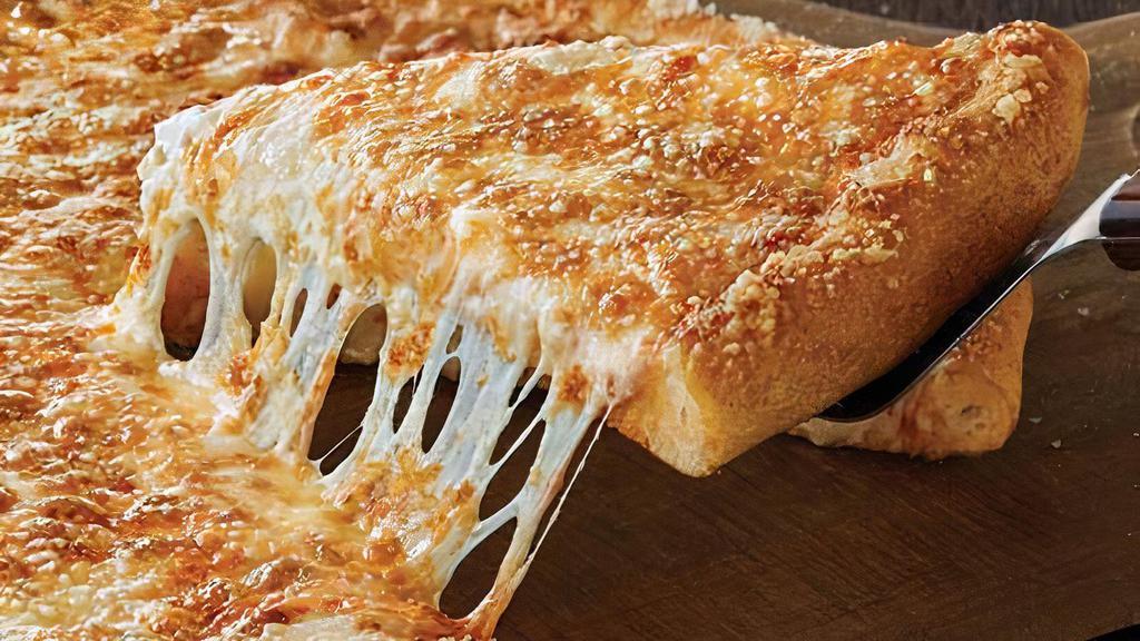 Large The Big Cheese Pizza · 8 slices. Our big cheese pizza with a blend of 5 cheeses including cheddar and our shaved Parmesan.