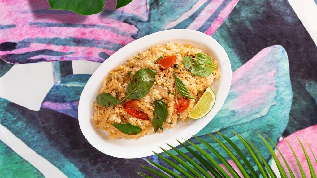 Thai Fried Rice · Vegan Thai fried rice with your choice of tofu or vegetables.