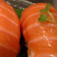 Nama Sake Sushi · Fresh salmon.