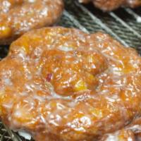Apple Fritter · Crispy apple fritter donuts with real apple bits