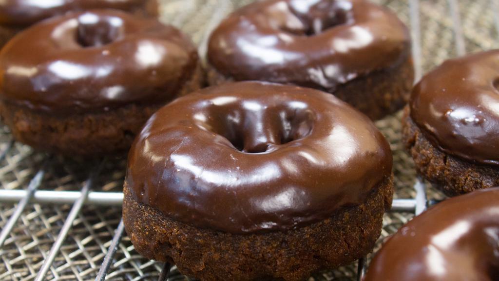 Devil'S Food · Indulgent chocolate cake donuts made with chocolate dough. Choice of glaze or  chocolate frosted