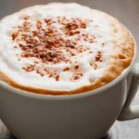 Cappuccino · Espresso with steamed, heavily foamed milk.