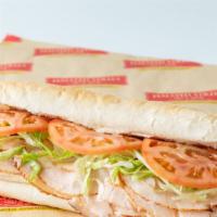 Rush St. (Turkey) · Lower sodium turkey breast, shredded lettuce, tomato, and your choice of spread served on a ...