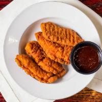 Chicken Tenders · Lightly breaded chicken served with ranch or bbq dipping sauce.