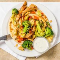 Italian Chicken Grill · Seasoned grilled chicken breast, topped with broccoli, artichokes, fresh mushroom slices and...