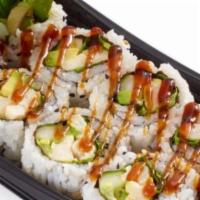 Teriyaki Chicken Roll (6 Pcs.) · Six-pieces chicken and cucumber roll.