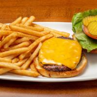 Cheeseburger · Cheese, lettuce, tomato and onion.