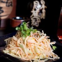 Seafood Salad · Crabmeat, fresh shrimp, seaweed noodles and cucumber with Japanese wine mayo dressing.