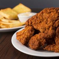 Country Fried Chicken Dinner · Served with French fries, piece of bread and cole slaw. Comes with a breast, wings, a thigh ...