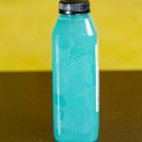 Mermaid Lemonade  (16Oz) · Pure water, lemons, agave, blue spirulina