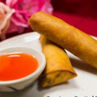 Spring Rolls (2) · Vegetarian spring roll in Thai style Served with plum sauce.