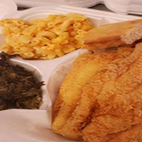 Catfish Dinner · Two Pieces of Southern Catfish fillets served with seasoned waffle fries and coleslaw. No su...