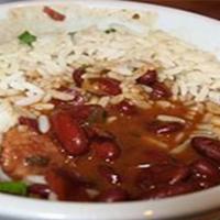 Red Beans And Rice · Red Beans served over Rice