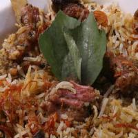 Gongura Lamb(Boneless) Biryani · A popular Andhra dish made by marinating choice of non veg with Roselle leaves to leave a fl...