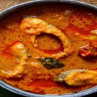 Fish Kadai Sauce · Fish cooked with Onions,
tomatoes and spices