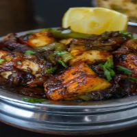 Pepper Paneer  · Creamy paneer dish flavored with black pepper and lots of garlic.