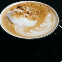 Hot Marshmallow Latte · House specialty made with two shots of espresso mixed with in-house marshmallow syrup and to...