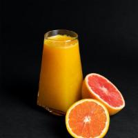 Fresh Squeezed Orange Juice · Twelve  ounces of freshly squeezed orange juice, made fresh on the spot