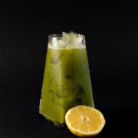 Matcha Lemonade · Organic matcha mixed with our fresh in-house lemonade