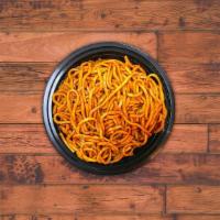 Plain Lo Mein · Plain noodles cooked in our house special sauce.
