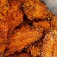 Wings · Add celery and bleu cheese for additional charge.