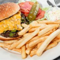 Checkers Gourmet Burger Lunch (1/2 Lb.) · Char-broiled to order, topped with grilled onions, mushrooms, peppers and American cheese, s...