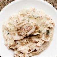 1Lb Smothered Pulled Chicken · Pulled Rotisserie in Cream Gravy