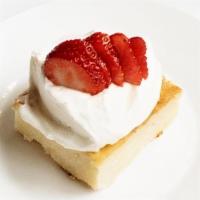 Lemon-Buttermilk Pound Cake · Strawberries & Whipped Cream