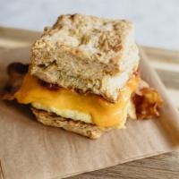 Southern Hemisphere · Housemade buttermilk biscuit with scrambled eggs, cheddar cheese, fresh tomato jam(on the si...