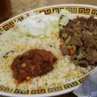 Rice With Beef Stew · 