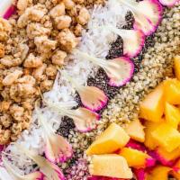 Amaze Smoothie Bowl · Smoothie of your choice topped with superfoods.