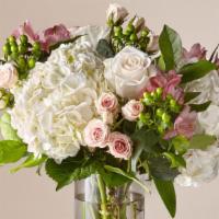 Rose' All Day Bouquet · Vase of Seasonal Garden flowers