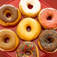 White Cake Donut · Specify if plain cake with no icing, or frost with 
chocolate, strawberry, maple, or white i...