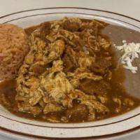 Birria De Chivo En Consome · Goat broth.