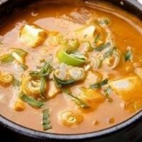 Bean Paste Stew With Veg. & Tofu / 된장찌개: Deon-Jang-Jji-Gae · 