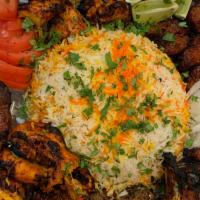 Grill Special · 4-5 people 
Combination of 1 skewer of Beef Seekh Kabab, 1 Skewer of Bihari Kabab, 6 pcs of ...