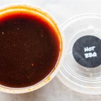 Hot Bbq · Our Legacy Sauce Punched Up With Franks XXX & A Touch Of “You Don’t Want This Smoke!”