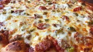 Spicy Giardiniera · A Chicago favorite! Sausage, pepperoni and spicy giardiniera peppers topped with mozzarella.